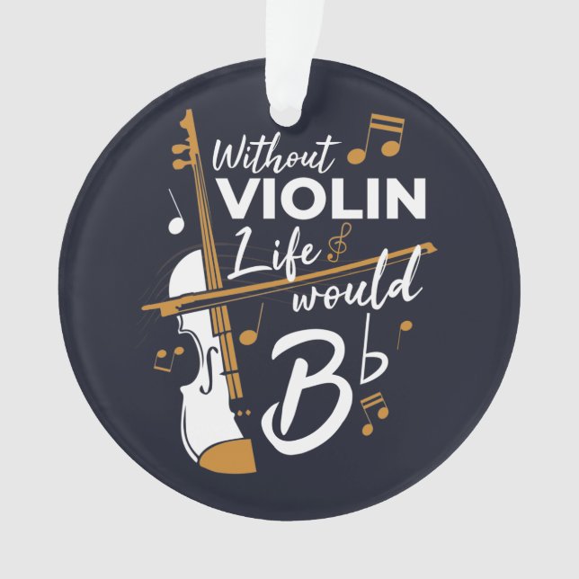 Ein violinistischer Urlaub ohne Geigerleben würde  Ornament (Vorderseite)