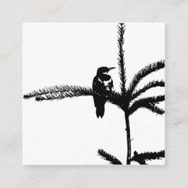 Ein Vogel auf dem Zweig Begleitkarte