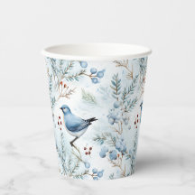 Ein Vogel im kalten Winter -