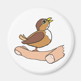 Ein Vogel in der Hand Magnet