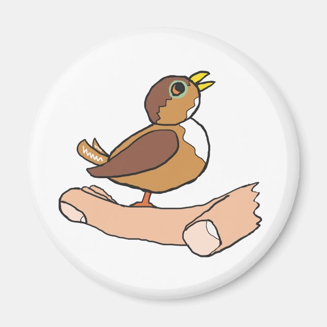 Ein Vogel in der Hand Magnet (Vorne)