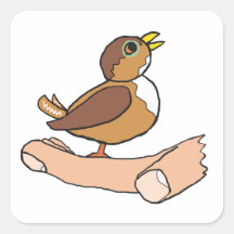 Ein Vogel in der Hand