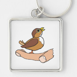 Ein Vogel in der Hand Schlüsselanhänger