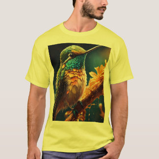 Ein Vogel in einem Baum, Beleuchtung im Wildwood T-Shirt