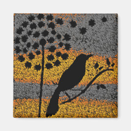 Ein Vogel unter dem Feathers Magnet