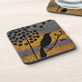 Ein Vogel unter den Feathers-Untersetzer Getränkeuntersetzer