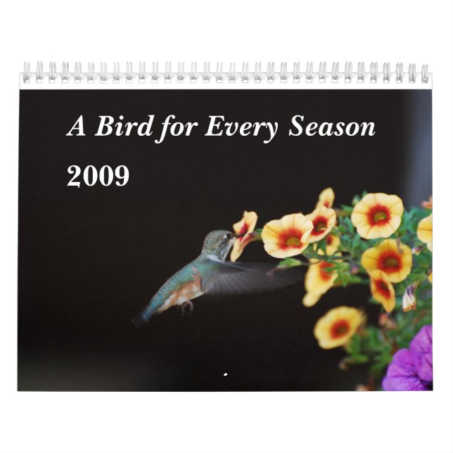 Ein Vogel während jeder Jahreszeit Kalender (Titelbild)