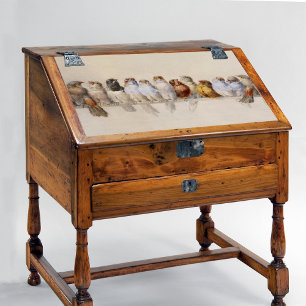 Ein Vogelpark (1880) von Hector Giacomelli Seidenpapier