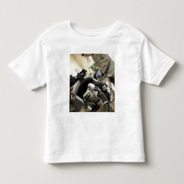 Ein vollständig montierter Helm für die Crew Kleinkind T-shirt (Vorderseite)