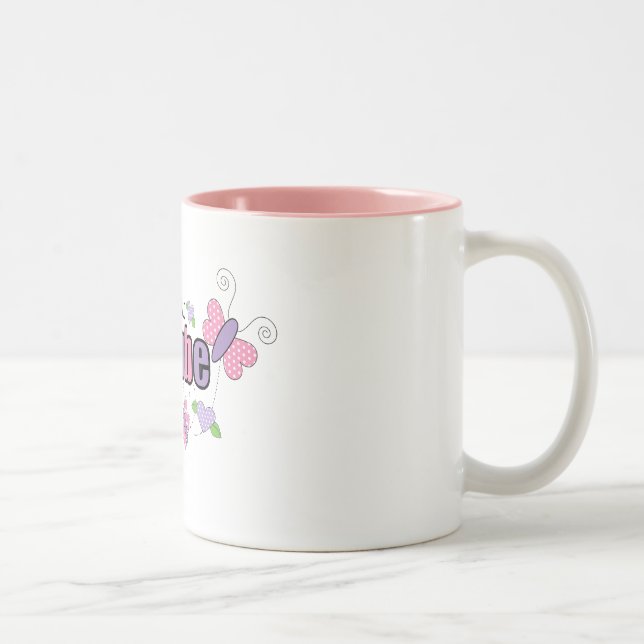 Ein von einem netten Bubbe Zweifarbige Tasse (Rechts)