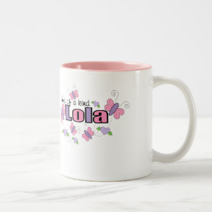 Ein von einem netten Lola Zweifarbige Tasse