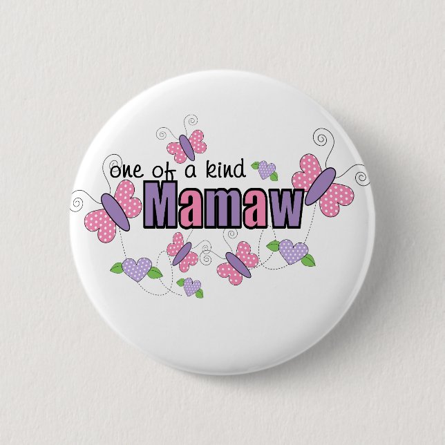 Ein von einem netten Mamaw Button (Vorderseite)