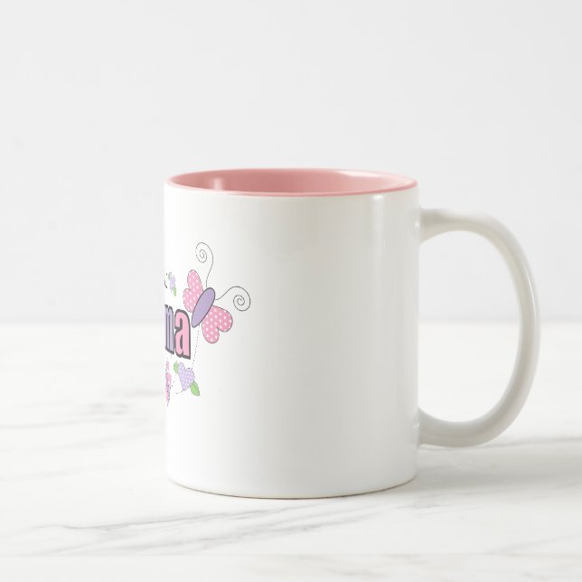 Ein von einem netten Mema Zweifarbige Tasse (Rechts)
