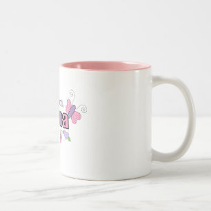 Ein von einer netten Nana Zweifarbige Tasse