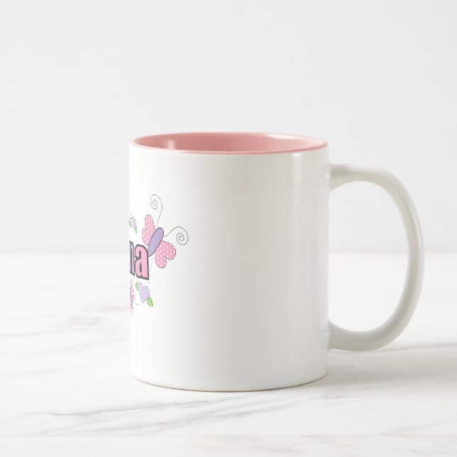 Ein von einer netten Nana Zweifarbige Tasse (Rechts)