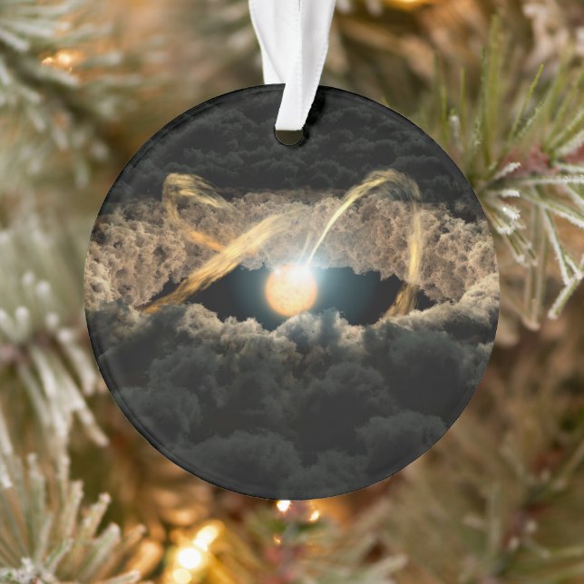 Ein von einer protoplanetären Diskette umgebener S Ornament (Baum)