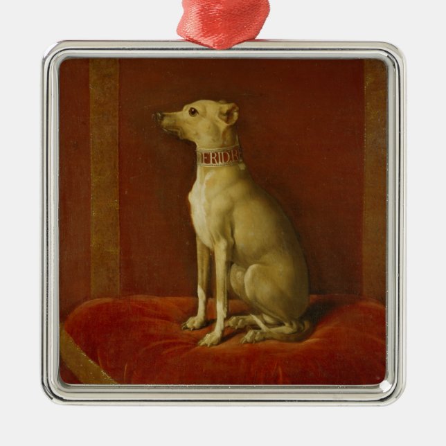 Ein von Frederick II die italienischen Windhunde Silbernes Ornament (Vorne)
