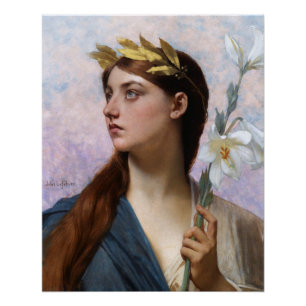 Ein Vorwurf des Sieges von Jules Joseph Lefebvre Poster