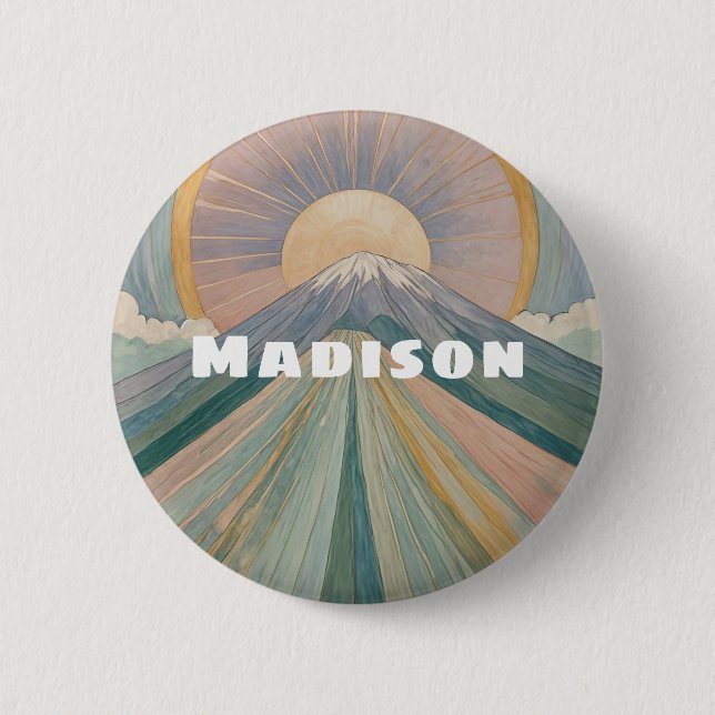 Ein vulkanischer Serenade Personalisiert Button (Vorderseite)