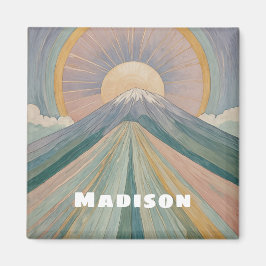 Ein vulkanischer Serenade Personalisiert Magnet