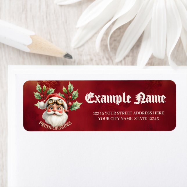 Ein wahnsinniger Steampunk-Weihnachtsmann (Insitu)