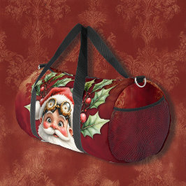 Ein wahnsinniger Steampunk-Weihnachtsmann Duffle Bag