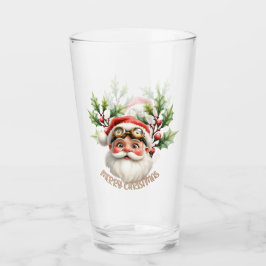Ein wahnsinniger Steampunk-Weihnachtsmann Glas