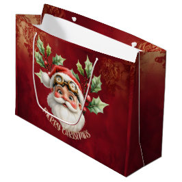 Ein wahnsinniger Steampunk-Weihnachtsmann Große Geschenktüte