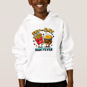 Ein wahrer Burger und eine Schachtel der Freunde Hoodie