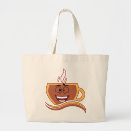Ein wahrer Kaffeetrinker Jumbo Stoffbeutel