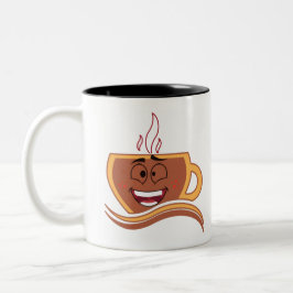Ein wahrer Kaffeetrinker Zweifarbige Tasse