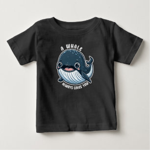 Ein Wal liebt dich immer Geschenk für Glattwal-Lie Baby T-shirt