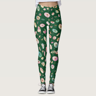 Ein Waldgrüner 1000-Schirme-Wald Leggings