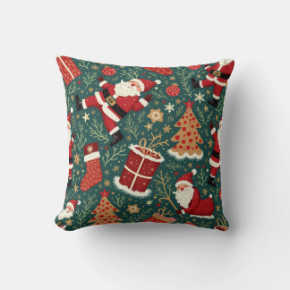 Ein warmes Weihnachten mit dem Weihnachtsmann Kissen