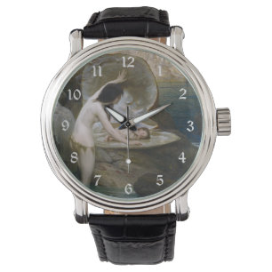 Ein Wasserbaby gefunden in einer Muschel von einer Armbanduhr