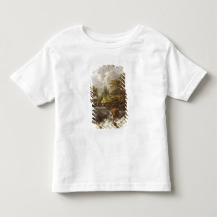 Ein Wasserfall in einer felsigen Landschaft, Kleinkind T-shirt