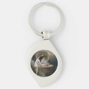 Ein Water Baby in Seashell von Bikini Nymph gefund Schlüsselanhänger