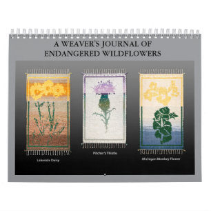 Ein Weaver-Journal gefährdeter Wildblumen Kalender