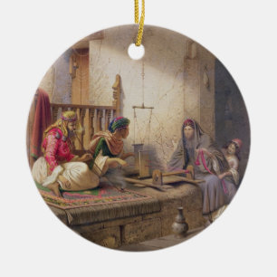 Ein Weber in Esna, eine von 24 Illustrationen Keramik Ornament