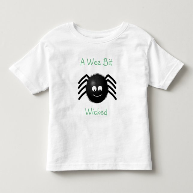 Ein Wee-Bit-Spicklein Halloween-Shirt Kleinkind T-shirt (Vorderseite)