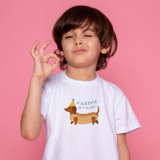 Ein Weenie bisschen älterer Dachshund Wiener Dogge Kleinkind T-shirt