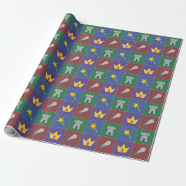 Ein Wee's Fantasy Quilt Wrapping Paper Geschenkpapier