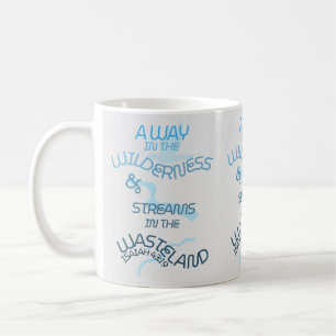 Ein Weg in die Wildnis und die Straßen im Wald Kaffeetasse