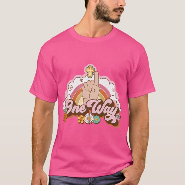 Ein Weg Jesus-Revolution wiederbeleben T-Shirt (Vorderseite)