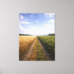 Ein Weg nach vorn – Minimalistische symbolische La Leinwanddruck