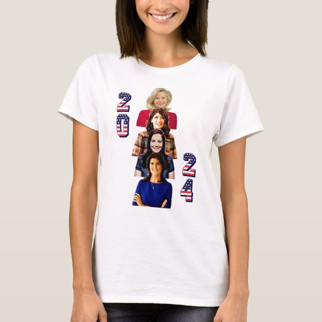 Ein weiblicher Präsident 2024 T-Shirt (Vorderseite)