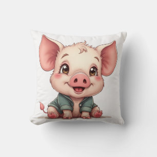 ein weiches, kleines Schweinekissen Kissen