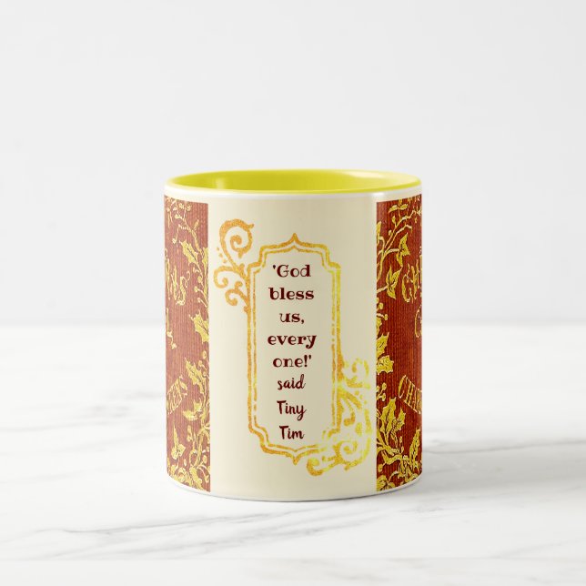 Ein Weihnachten Carol Zweifarbige Tasse (Mittel)
