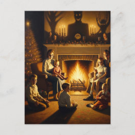 Ein Weihnachts-Horror Postkarte