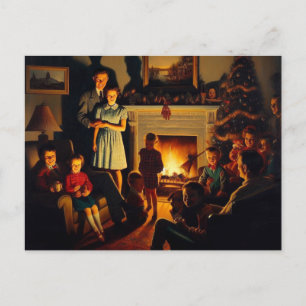 Ein Weihnachts-Horror Postkarte